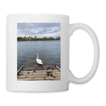 Cygne - Mug blanc - blanc - Droite