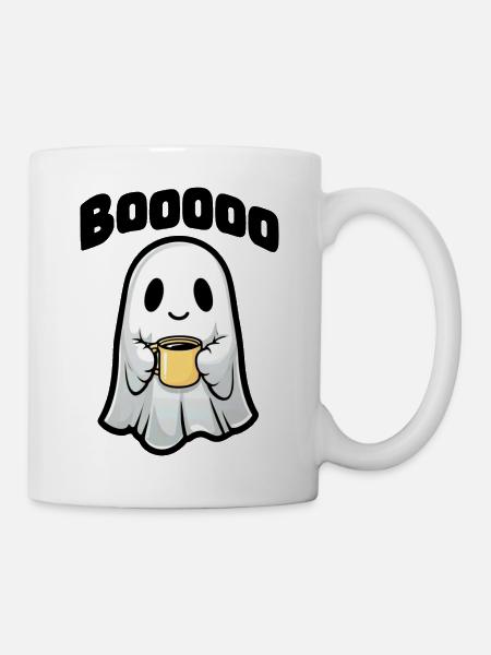 Süßer Geist mit Tasse - Tasse - Weiß