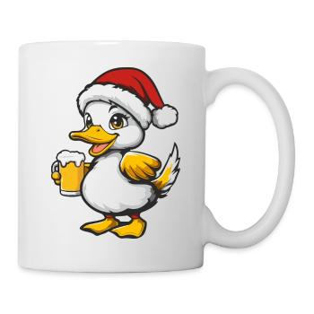 Bière de canard Noël Noël - Mug blanc - blanc - Droite