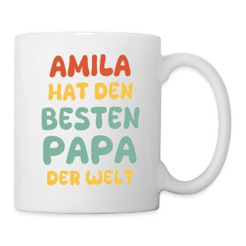 Amila als Baby - Tasse - Weiß - Rechts