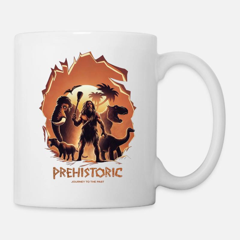 Découverte préhistorique - Mug blanc - blanc