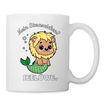 Zodiac sign Leo Sea Lion - Mug - white - Right