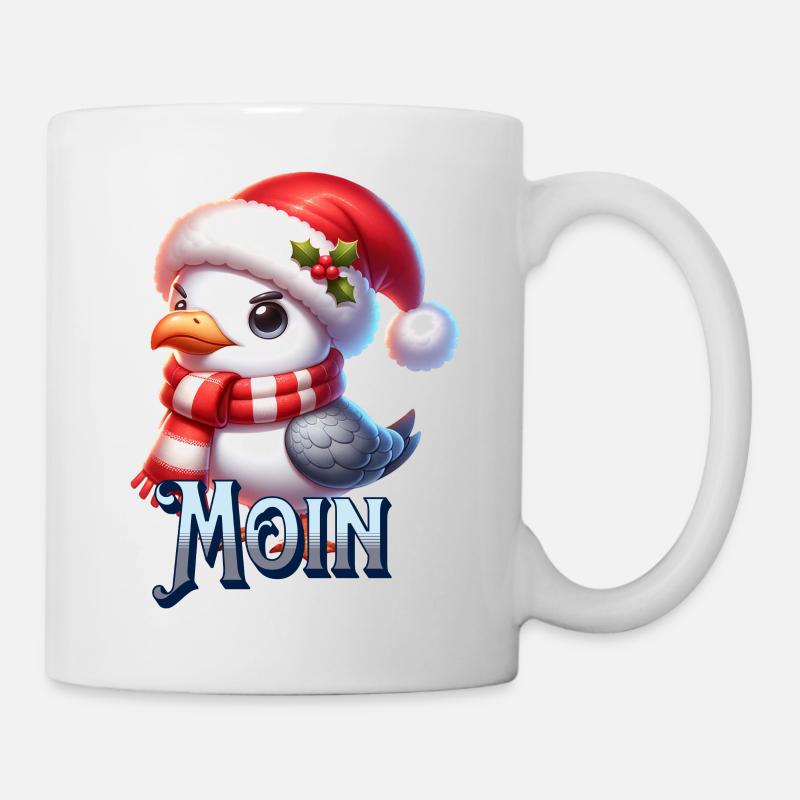 Moin Seagull Christmas - Mug - white