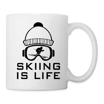 Skiing Ski motif for skiers Skiers - Mug - white - Right