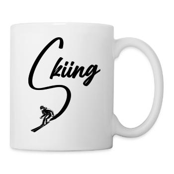 Skiing Ski motif for skiers Skiers - Mug - white - Right