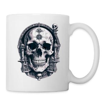 Skull - Tasse - Weiß - Rechts