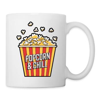 Popcorn & Chill - Mug - white - Right