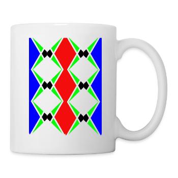Multicolored unique design - Mug - white - Right