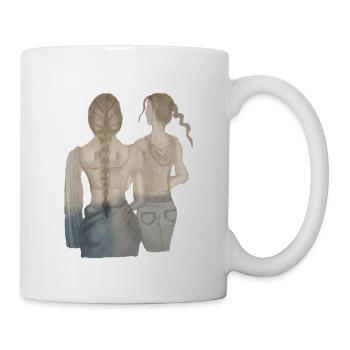 AMIES DOS - Mug blanc - blanc - Droite