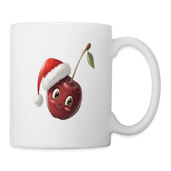 Noël aux cerises - Mug blanc - blanc - Droite