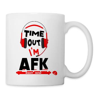 AFK - loin du clavier, temps mort - argot gamer - Mug blanc - blanc - Droite