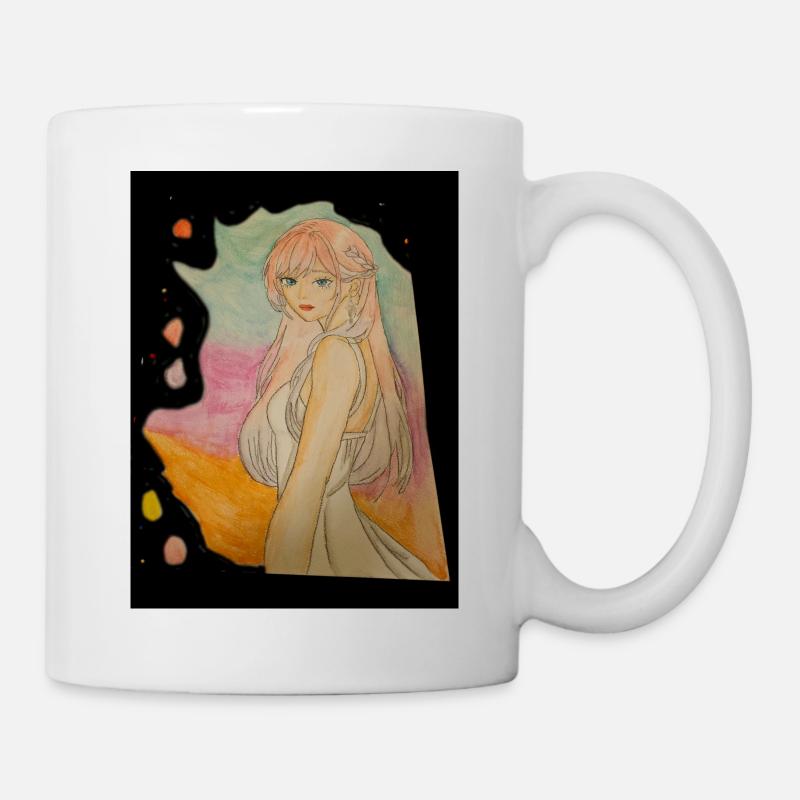 Aquarell - Tasse - Weiß