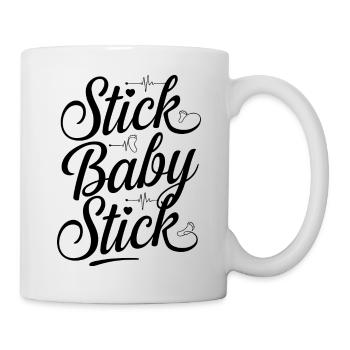 Powerful saying for IVF moms - Mug - white - Right