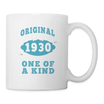 Original 1930er Jahre Vintage Retro. Geburtstag T-Shirt 2 - Tasse - Weiß - Rechts