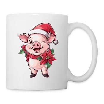 Piggy Piglet Christmas Christmas - Mug - white - Right
