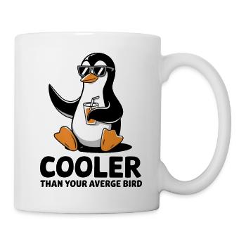Plus cool que votre oiseau moyen - Mug blanc - blanc - Droite