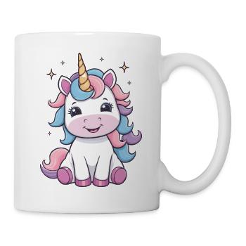 Cute Baby Unicorn – Magical Design - Mug - white - Right