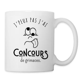 I can't I have grimace contest - humor - Mug - white - Right
