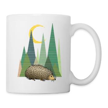 Igel - Tasse - Weiß - Rechts