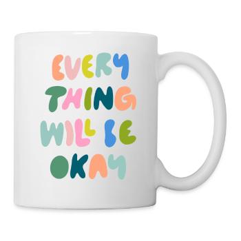 Tout ira bien - Mug blanc - blanc - Droite