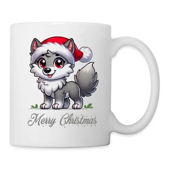 Wolf Merry Christmas - Mug - white - Right