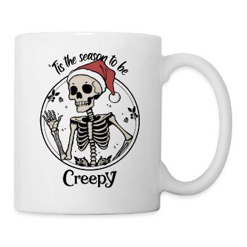 Tis The Season To Be Creepy - Mug - white - Right