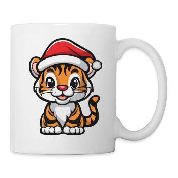 Noël du tigre - Mug blanc - blanc - Droite