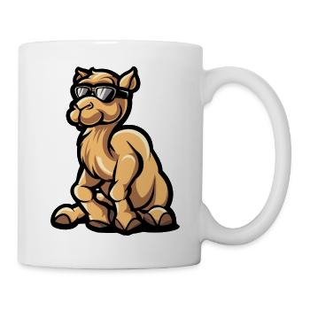 Kamel Comic Cool - Tasse - Weiß - Rechts