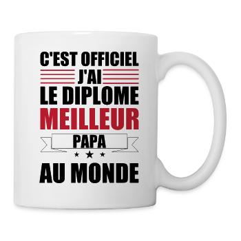 Best Dad in the World - Mug - white - Right