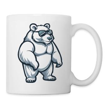 Polar Bear Comic Cool - Mug - white - Right