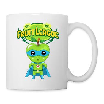 Apple in a suit - Mug - white - Right