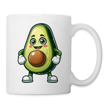 avokado comic - Tasse - Weiß - Rechts