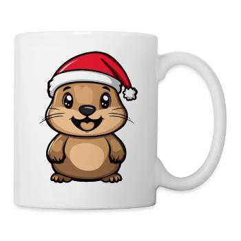 Beaver Christmas - Mug - white - Right