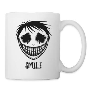 Creepy smiling face - Smile design - Mug - white - Right