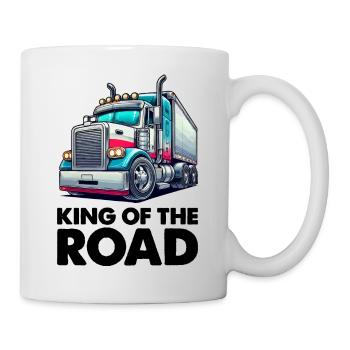 lastwagen king - Tasse - Weiß - Rechts