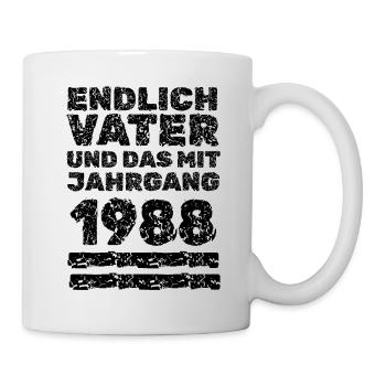 Né en 1988 - Mug blanc - blanc - Droite