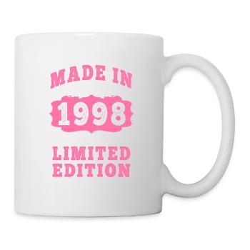 Vintage Born in 1998 made in 1998 27 years old. Art_20 - Mug - white - Right