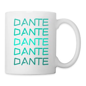Vorname Dante - Tasse - Weiß - Rechts