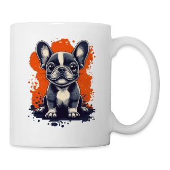 French Bulldog Puppy Frenchie Dog Dog - Mug - white - Right
