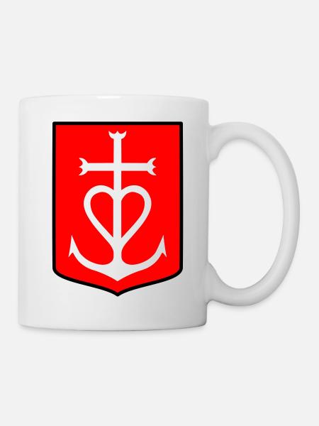 Croix Camargue - Mug blanc - blanc