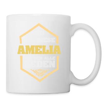 Geschenk für Amelia - Tasse - Weiß - Rechts