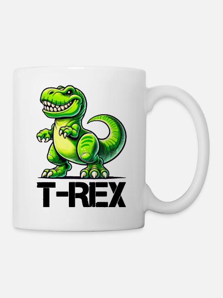 Dinosaurier T-Rex - Tasse - Weiß