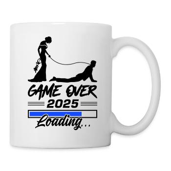 Wedding Loading 2025 Game Over - Mug blanc - blanc - Droite