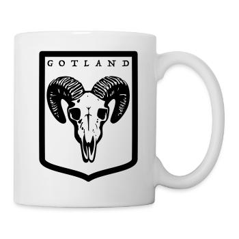 Gotland - Tasse - Weiß - Rechts