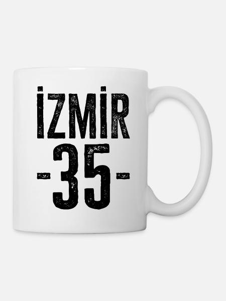 Stolze Türken aus İzmir – Zahl 35 - Tasse - Weiß