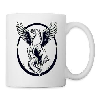Cool White Pegasus - Mug - white - Right