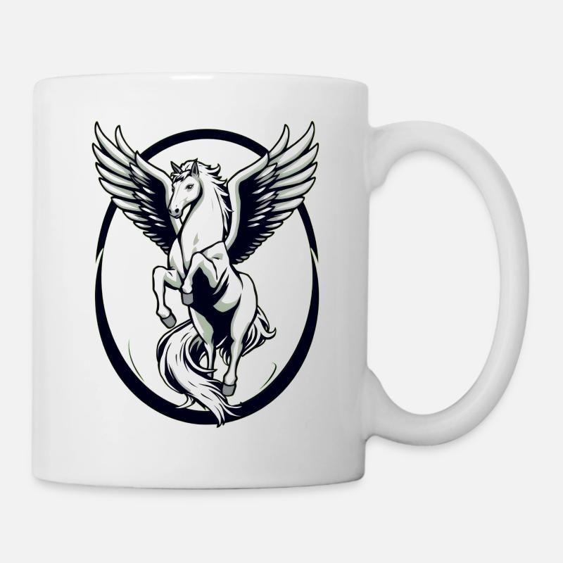 Cool White Pegasus - Mug - white