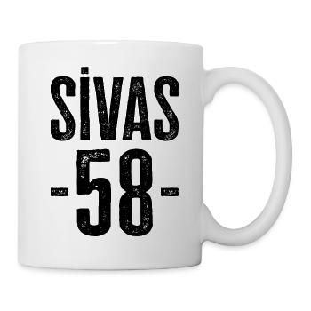 Sivas 58 – Tradition und Geschichte aus Türkiye - Tasse - Weiß - Rechts