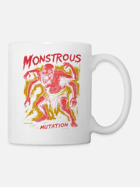 Monströs - Tasse - Weiß