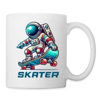 Astronaut Skateboard - Mug - white - Right